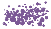 Bubbles Gradient Sticker by Classysoda