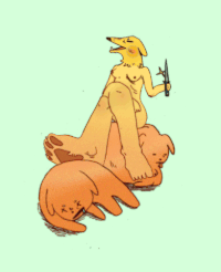 dog gif artist GIF