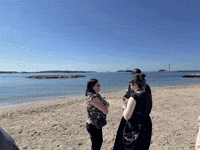 Beach Standing GIF by Alex Boya