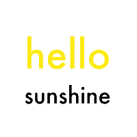HelloNicoler hello sun yellow sunshine Sticker