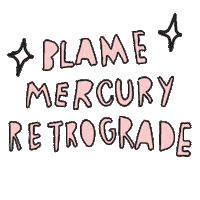 Mercury Retrograde Sticker