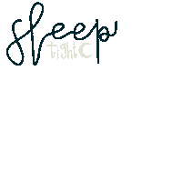 Sleep Tight Moon Sticker by gunamuna