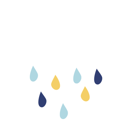 whatjessmade giphyupload rainbow rain cloud Sticker