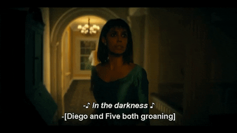 MCMinnow giphyupload umbrella academy s2e4 number five GIF