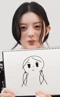 Big Eyes Drawing GIF