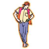 Adie Bagets Sticker