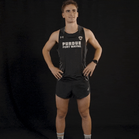 Cross Country Celebration GIF by Purdue Fort Wayne Athletics