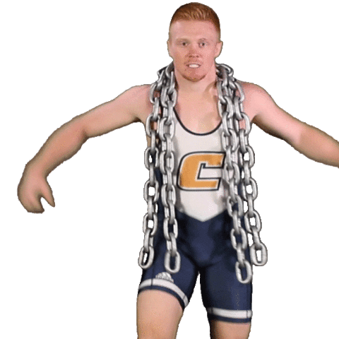 Wrestling Yell Sticker by Chattanooga Mocs