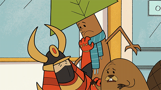 samurai dying GIF by Cartoon Hangover