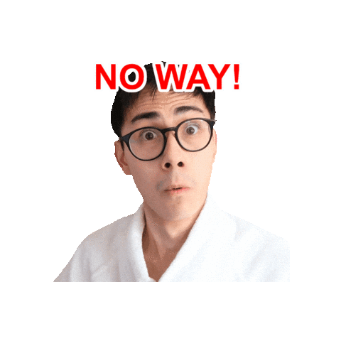 No Way Sticker by Thomas der Sparkojote