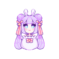 Cartoon Bunny Sticker