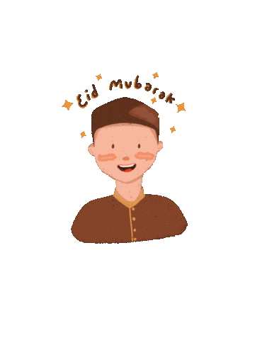 cocowidiob giphyupload lebaran eid mubarak idulfitri Sticker