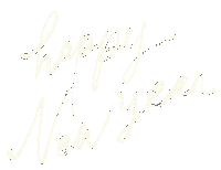 New Year Vintage Sticker