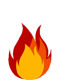 EBuchel hot fire spicy food samballerie Sticker