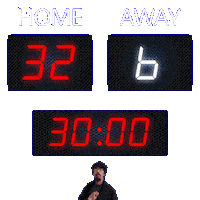 6 Away Sticker