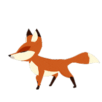 Sleepy Cartoon Fox Sticker by Puffin Rock