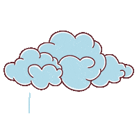 Bom Dia Rain Sticker by Mirror