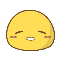 mochimii happy fun cute food Sticker
