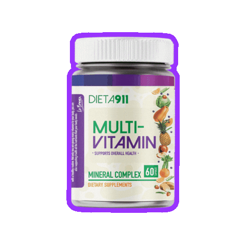 Vitamins Multivitamin Sticker by dieta911 for iOS & Android | GIPHY
