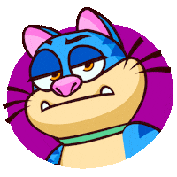 Cat No Sticker