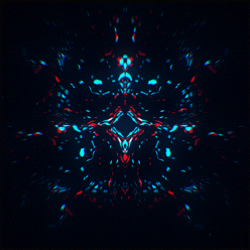ericaofanderson trippy blue psychedelic red GIF