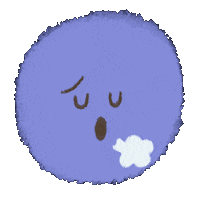 Tired Mood Sticker