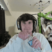 Not Funny Drinking GIF