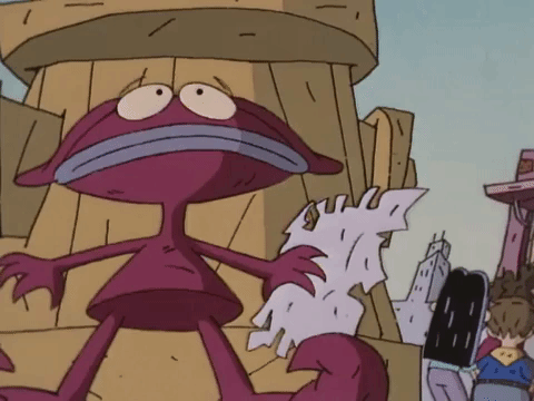 nickrewind giphydvr nicksplat aaahh real monsters giphyarm035 GIF