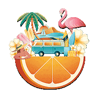 Summer Hangs Sticker by Beachcities Church