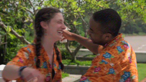 cbs giphyupload hug the amazing race team cool GIF