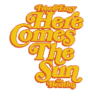 The Beatles Sun Sticker by Free & Easy