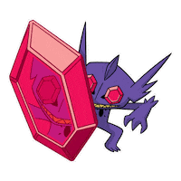 Mega Evolution Dark Sticker by Pokémon