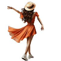 Girl Sticker