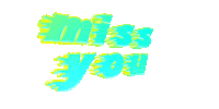 miss you text Sticker