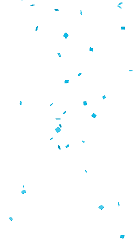 blue giphetti Sticker