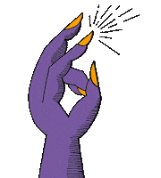 Magic Hand Sticker by Teatromuseo