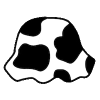 Crochet Cowprint Sticker