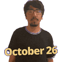October 26 Sticker