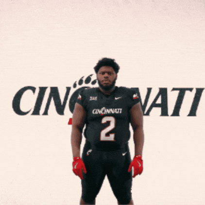 Cincinnati Football GIF by Cincinnati Bearcats