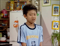 home with kids jia you er nv GIF