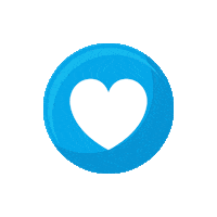 Corazon Cian Sticker by Yota de Nicaragua