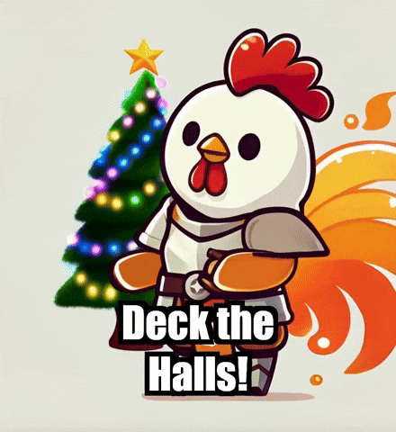 Deck The Halls Christmas GIF by Zorooster