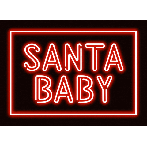 Christmas Neon Sticker by AllWriteByMe