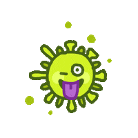 Wink Eww Sticker by yeamoji