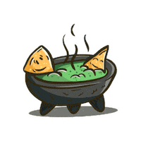 Guacamole Comida Mexicana Sticker by Los Tacos de la 6
