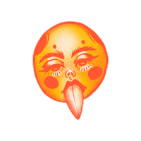 ladanidisena sun moon asco suny Sticker