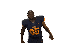 Football Players Utrockets Sticker by Toledo Rockets