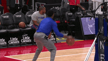 reggie jackson crossover GIF by NBA
