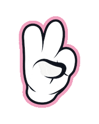 Mickey Mouse Pink Sticker