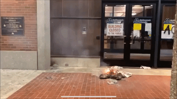 Riot Declared as Protesters Set Fire Inside Government Building in Portland